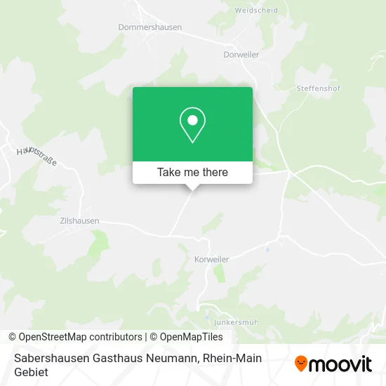 Карта Sabershausen Gasthaus Neumann
