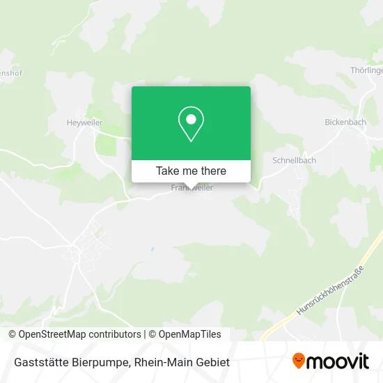 Карта Gaststätte Bierpumpe