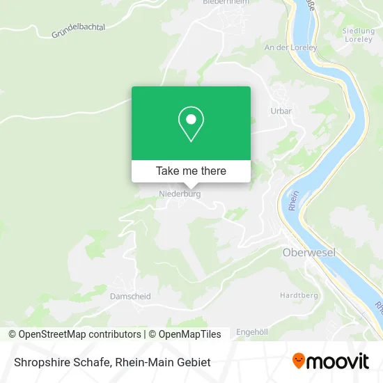 Карта Shropshire Schafe