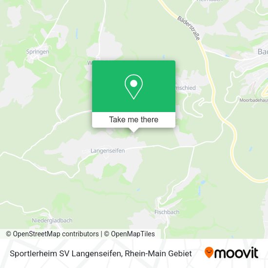 Карта Sportlerheim SV Langenseifen