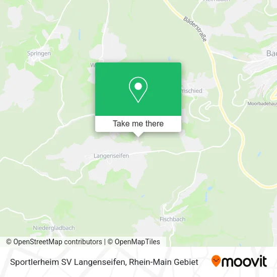 Карта Sportlerheim SV Langenseifen