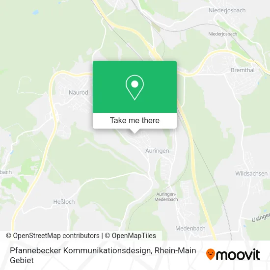 Карта Pfannebecker Kommunikationsdesign