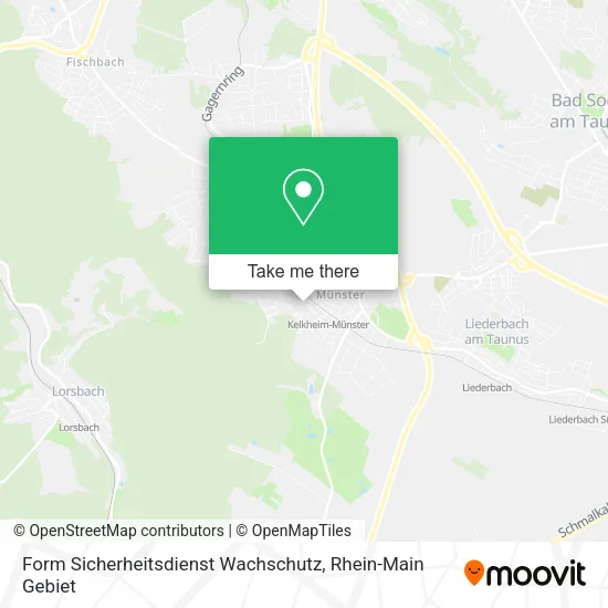 Карта Form Sicherheitsdienst Wachschutz