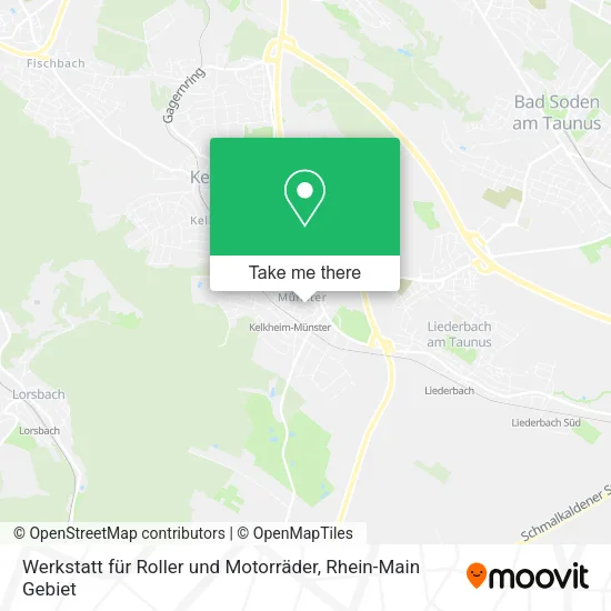 Карта Werkstatt für Roller und Motorräder