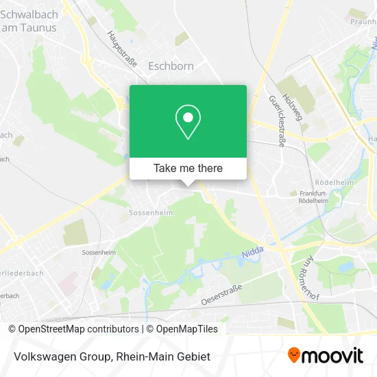 Карта Volkswagen Group