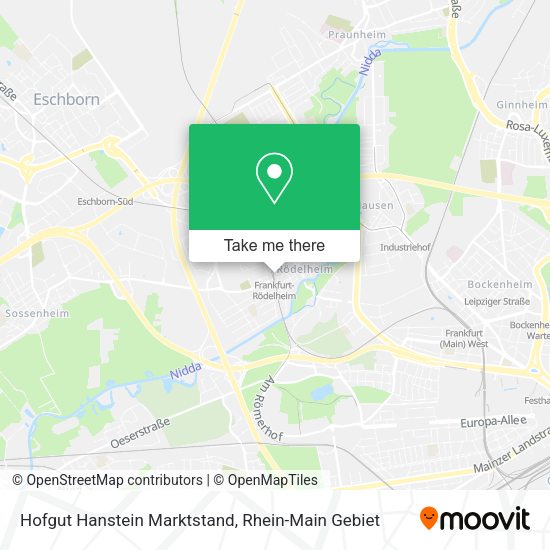 Карта Hofgut Hanstein Marktstand