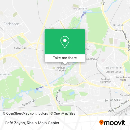 Карта Café Zayno