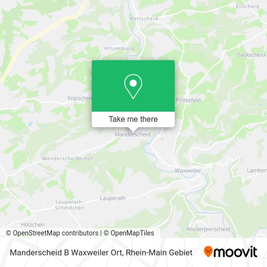 Карта Manderscheid B Waxweiler Ort