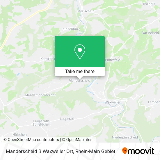 Карта Manderscheid B Waxweiler Ort