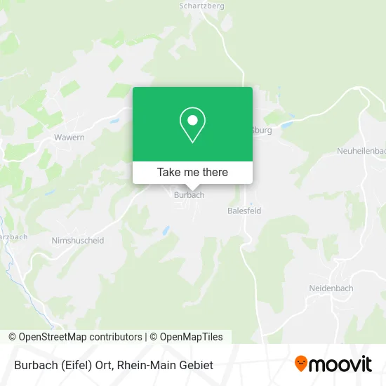 Карта Burbach (Eifel) Ort