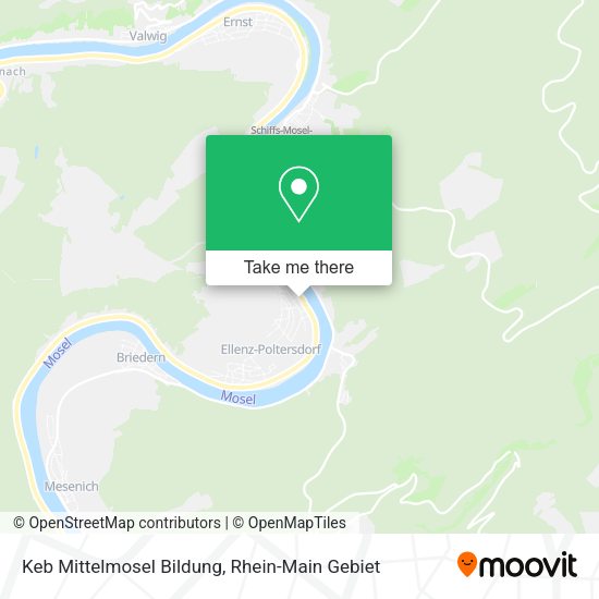 Карта Keb Mittelmosel Bildung