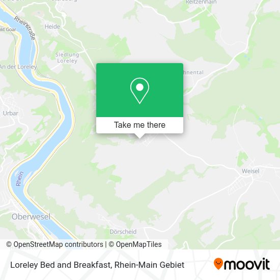 Карта Loreley Bed and Breakfast