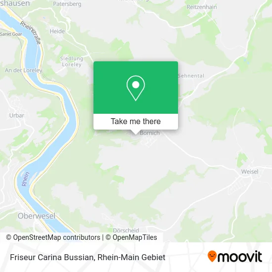 Карта Friseur Carina Bussian