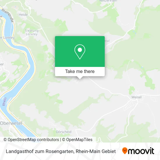 Карта Landgasthof zum Rosengarten