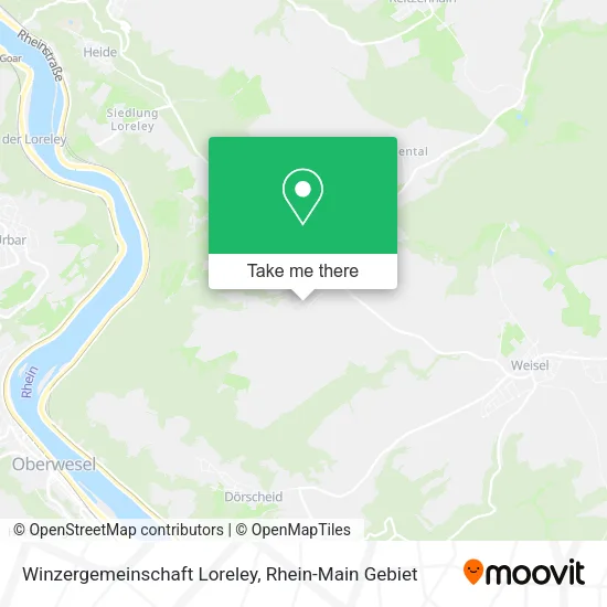 Карта Winzergemeinschaft Loreley