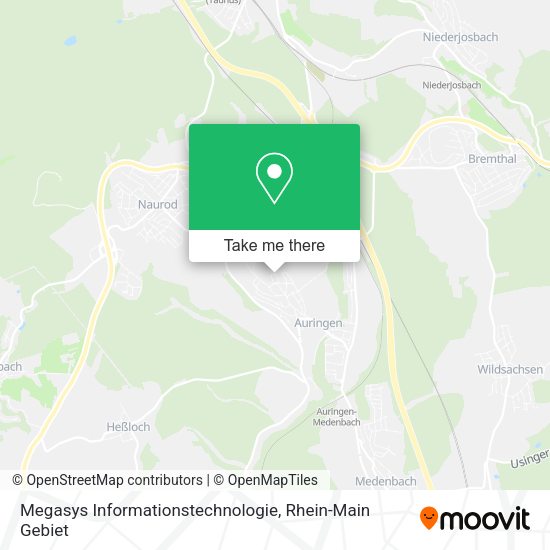 Карта Megasys Informationstechnologie