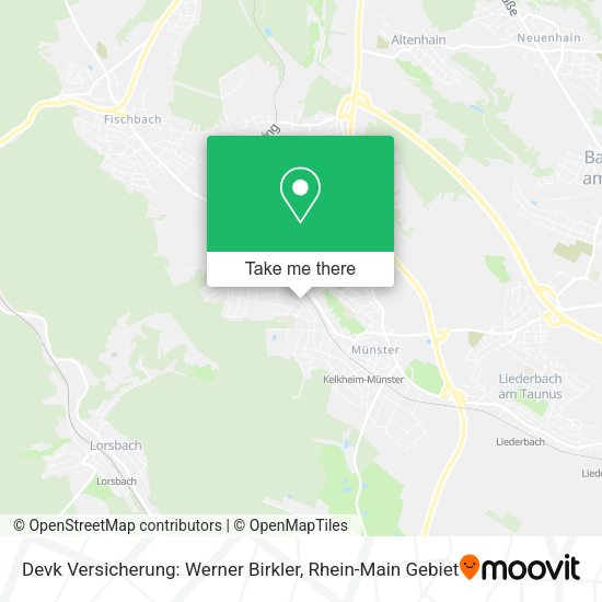 Карта Devk Versicherung: Werner Birkler