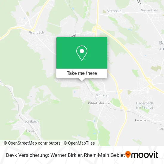 Карта Devk Versicherung: Werner Birkler
