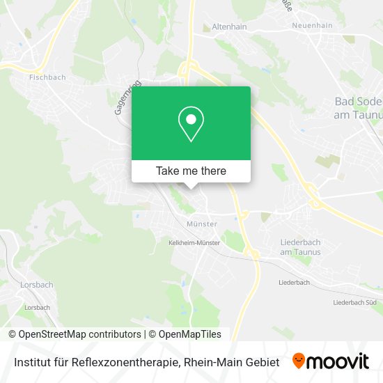 Карта Institut für Reflexzonentherapie