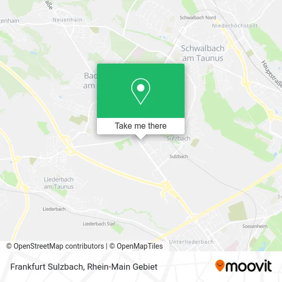 Карта Frankfurt Sulzbach