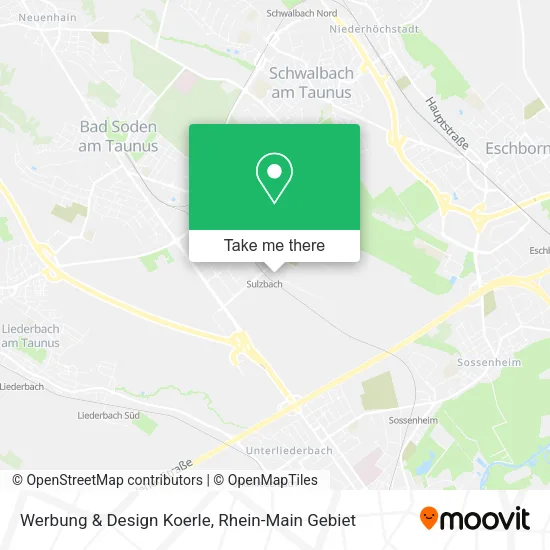 Карта Werbung & Design Koerle