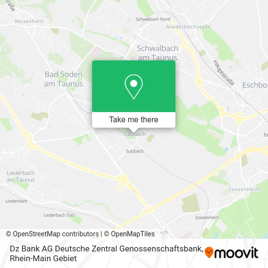 Карта Dz Bank AG Deutsche Zentral Genossenschaftsbank