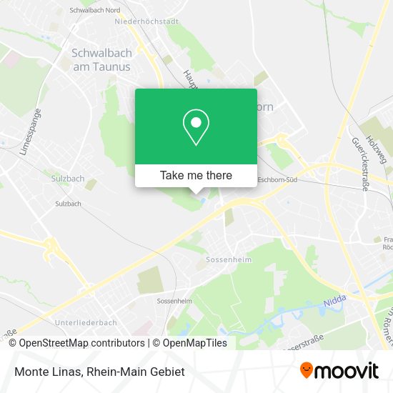 Карта Monte Linas