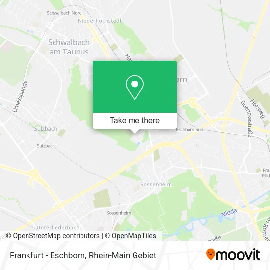 Карта Frankfurt - Eschborn