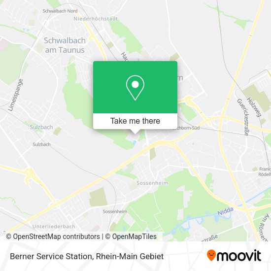 Карта Berner Service Station