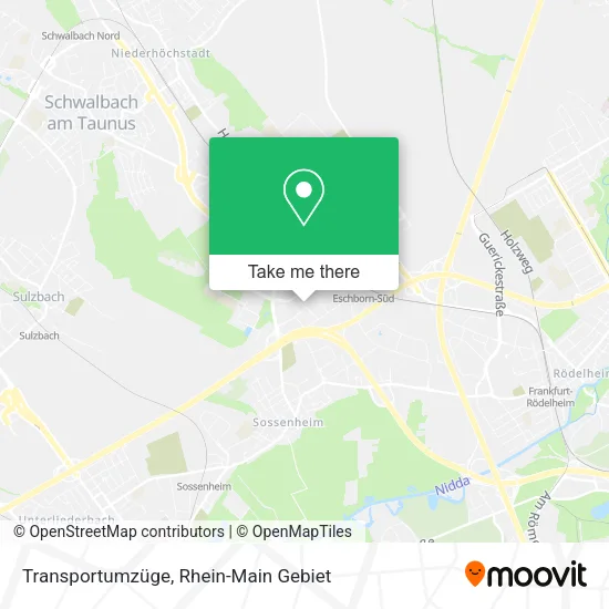 Карта Transportumzüge