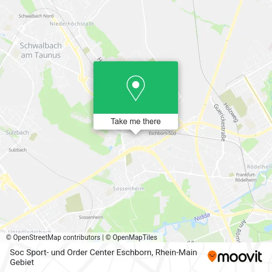 Карта Soc Sport- und Order Center Eschborn