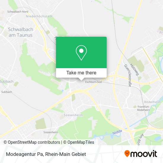 Карта Modeagentur Pa