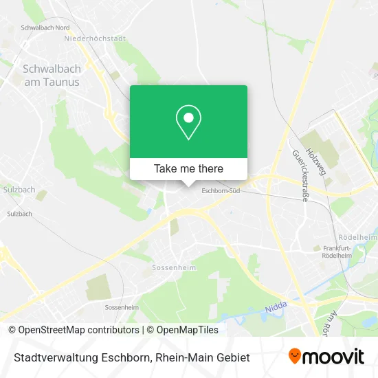 Карта Stadtverwaltung Eschborn