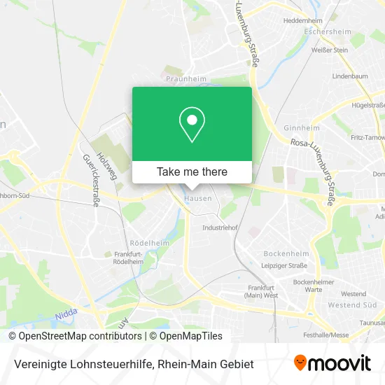 Карта Vereinigte Lohnsteuerhilfe