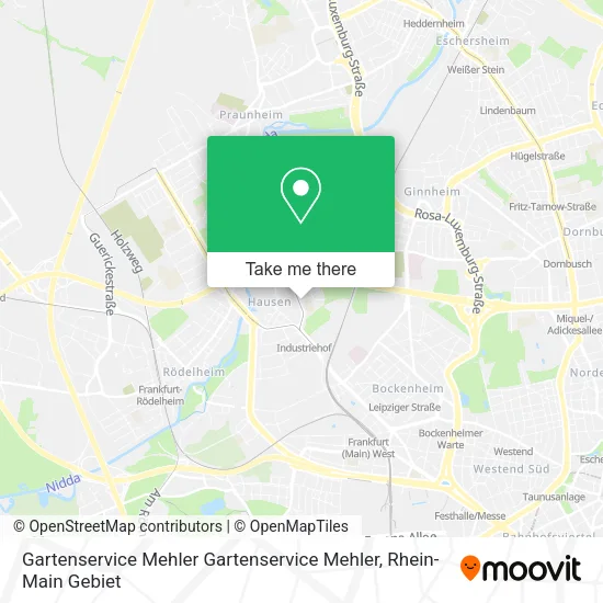 Карта Gartenservice Mehler Gartenservice Mehler