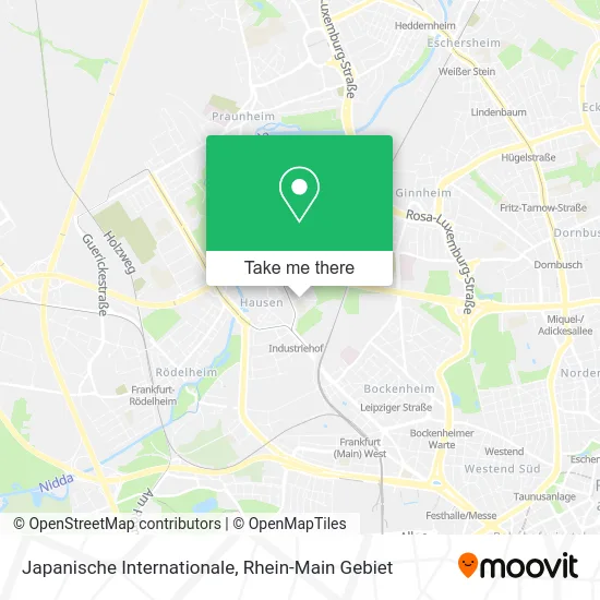 Карта Japanische Internationale