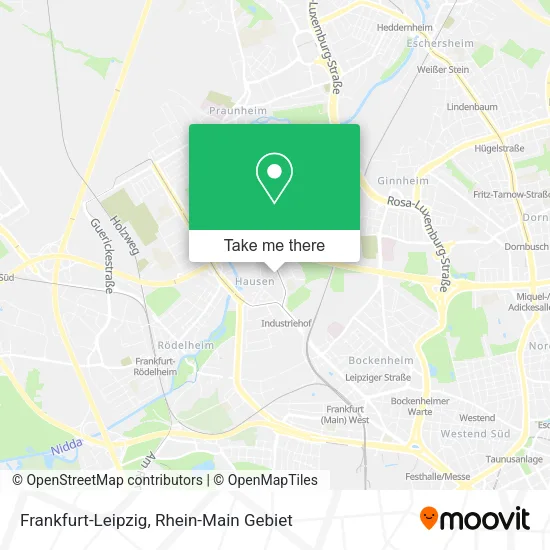 Карта Frankfurt-Leipzig