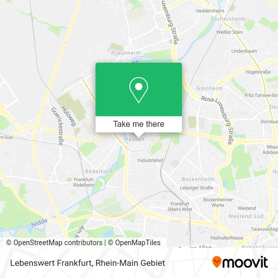 Карта Lebenswert Frankfurt