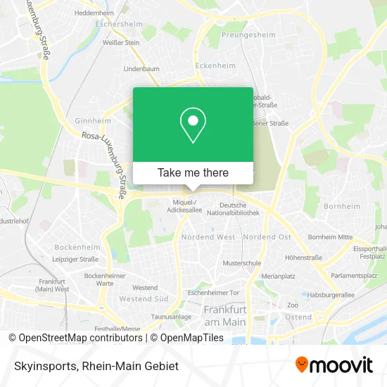 Skyinsports map