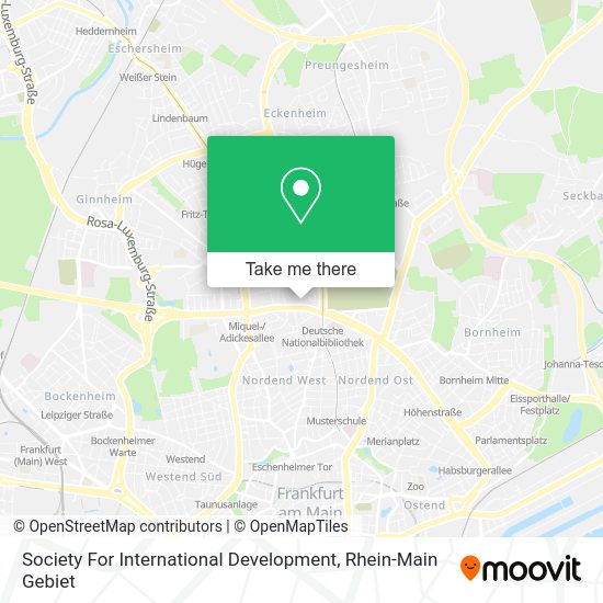 Карта Society For International Development
