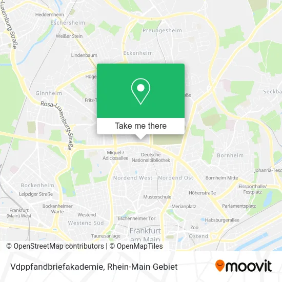 Карта Vdppfandbriefakademie