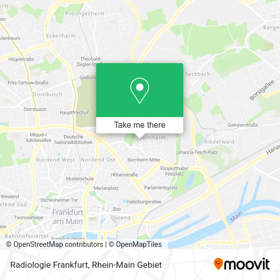 Карта Radiologie Frankfurt