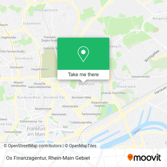 Карта Os Finanzagentur