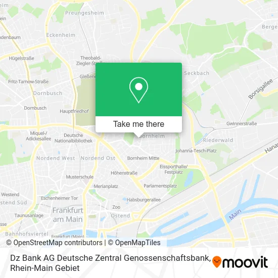 Карта Dz Bank AG Deutsche Zentral Genossenschaftsbank