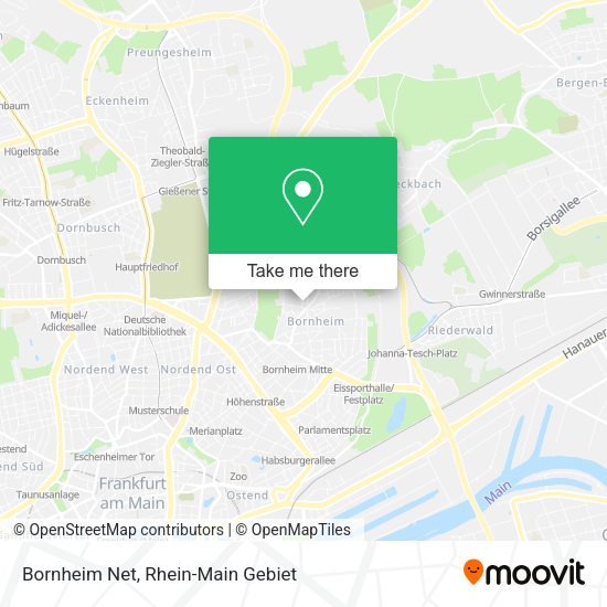 Карта Bornheim Net