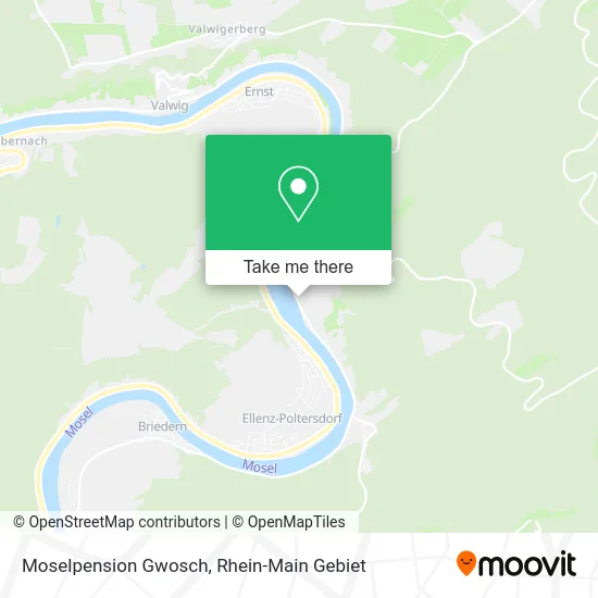 Карта Moselpension Gwosch