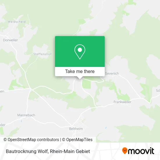 Карта Bautrocknung Wolf
