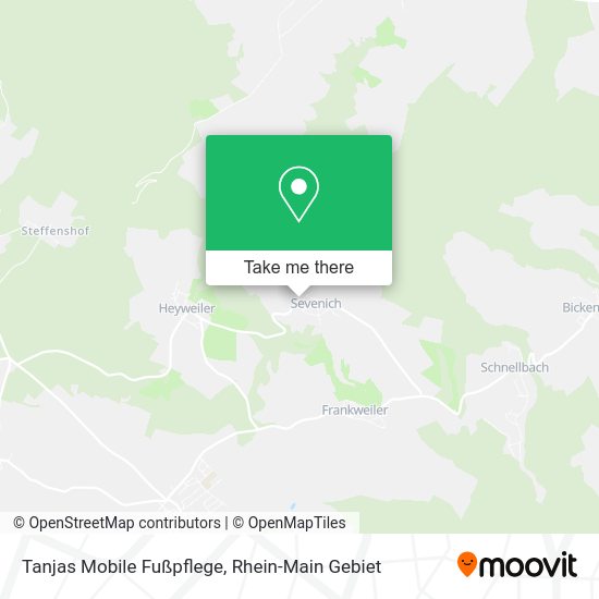 Карта Tanjas Mobile Fußpflege