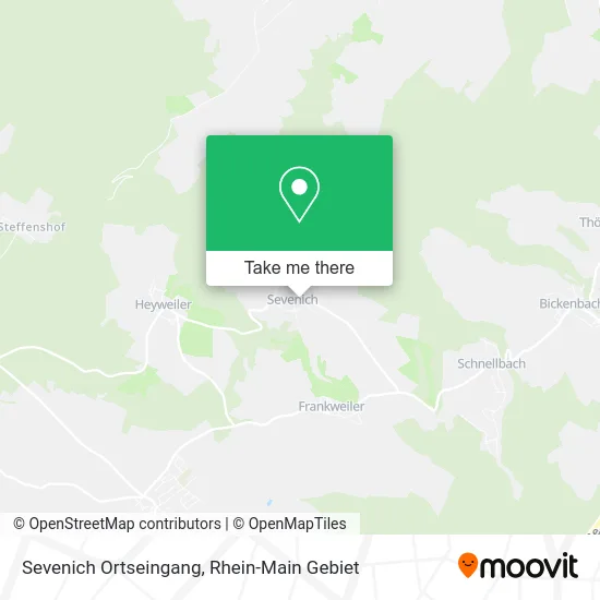 Карта Sevenich Ortseingang
