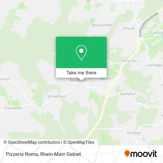 Карта Pizzeria Roma